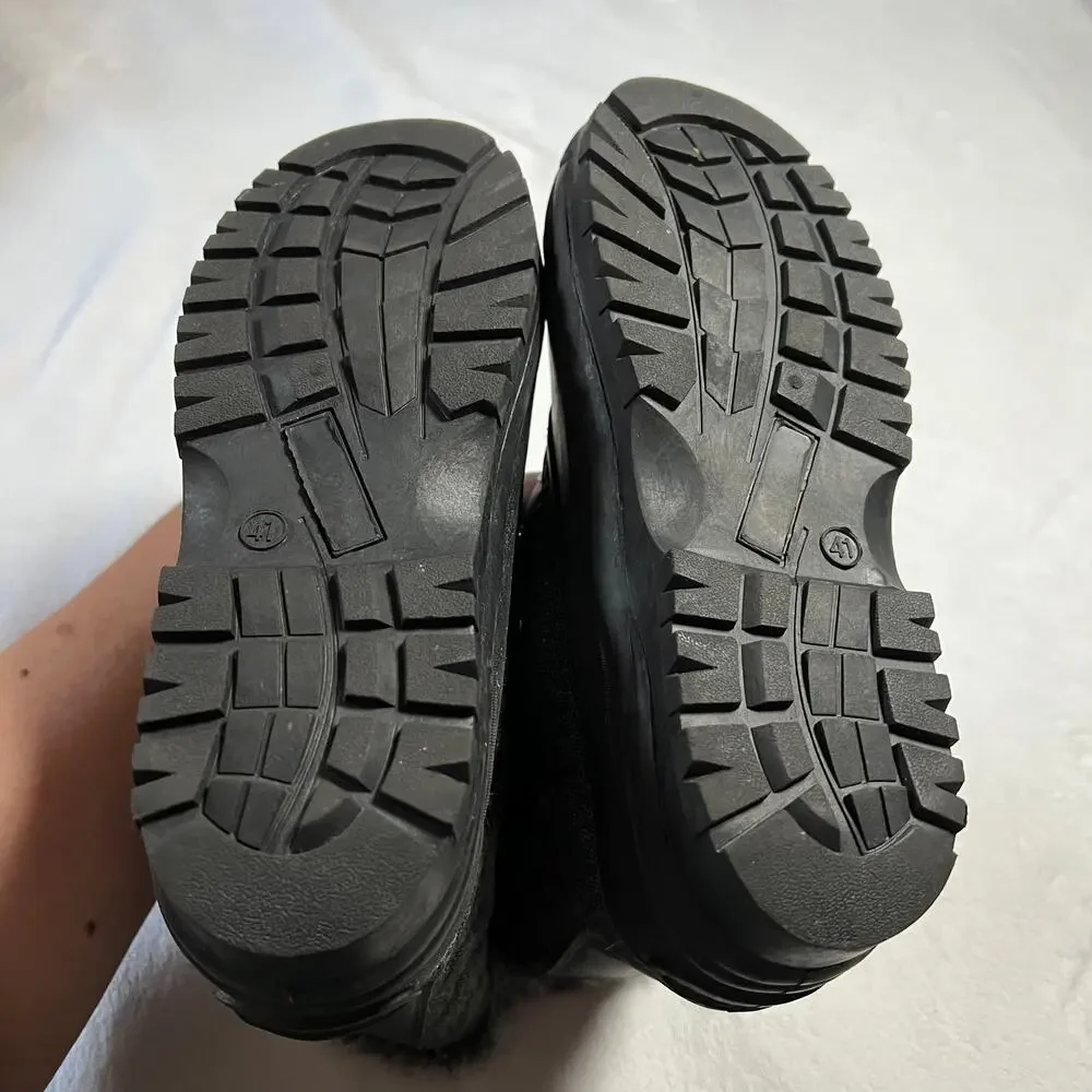 Polar Women's Snow Boots Size 10 Fur Lined Mid Calf Outdoors Waterproof Gorpcore